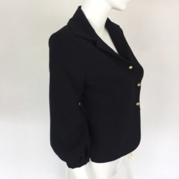 Cabi Abbott Jacket Blazer Size 4 Black - Picture 4 of 8